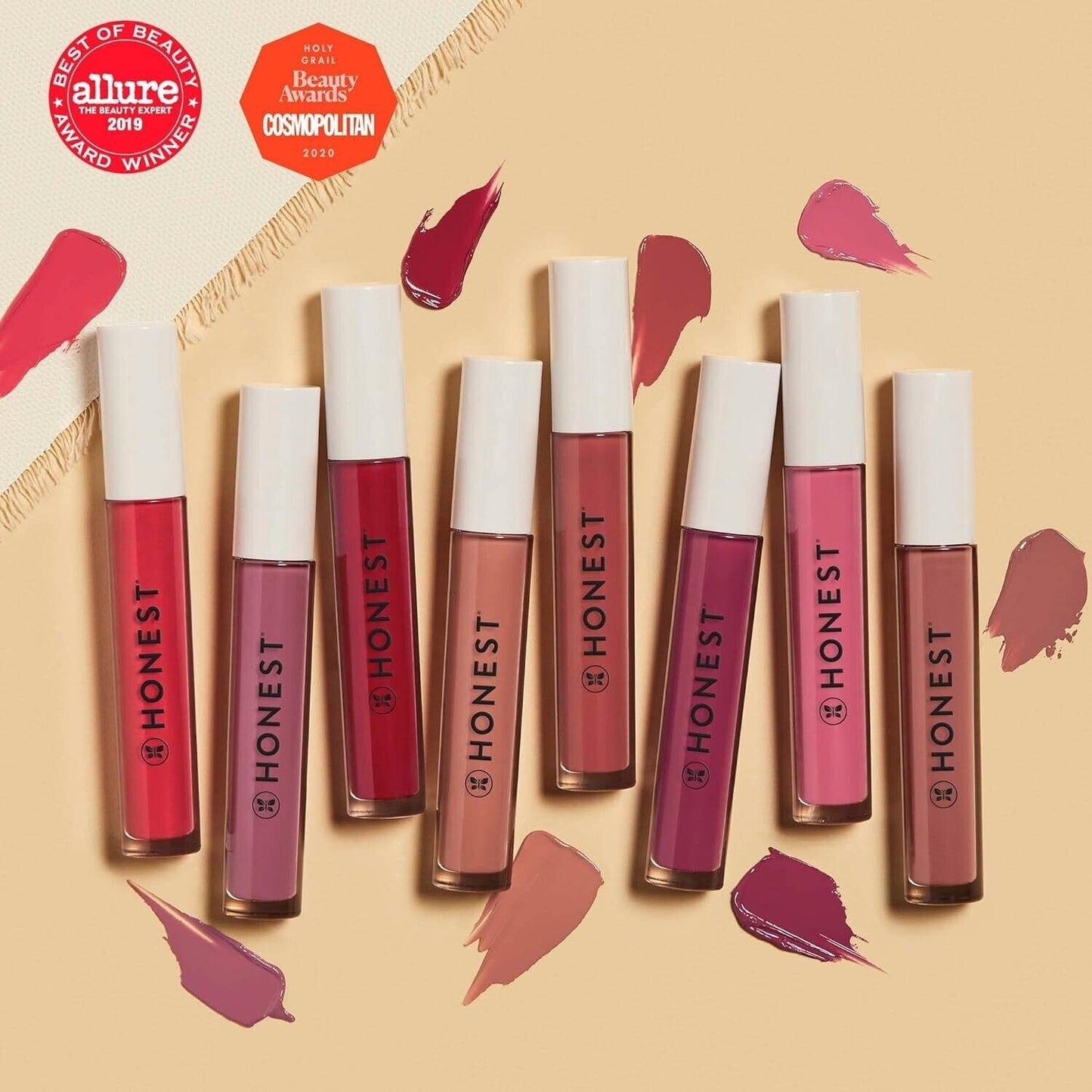 Honest Beauty Hydrating Liquid Lipstick Goddess, 12 fl OZ (2 Pack)