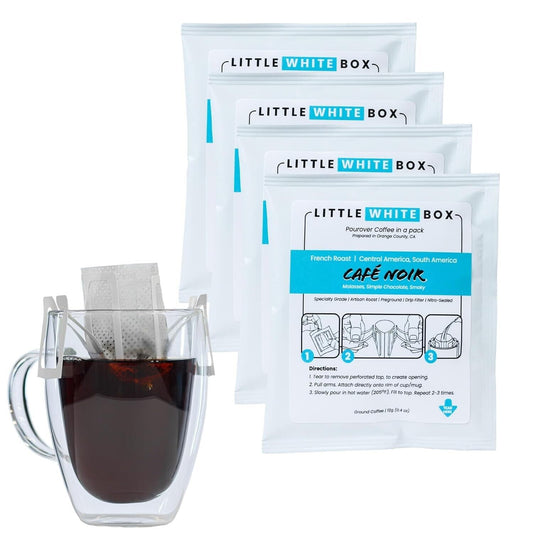 Single Serve Premium Coffee Packets, Pour Over Coffee For One 4 Pack