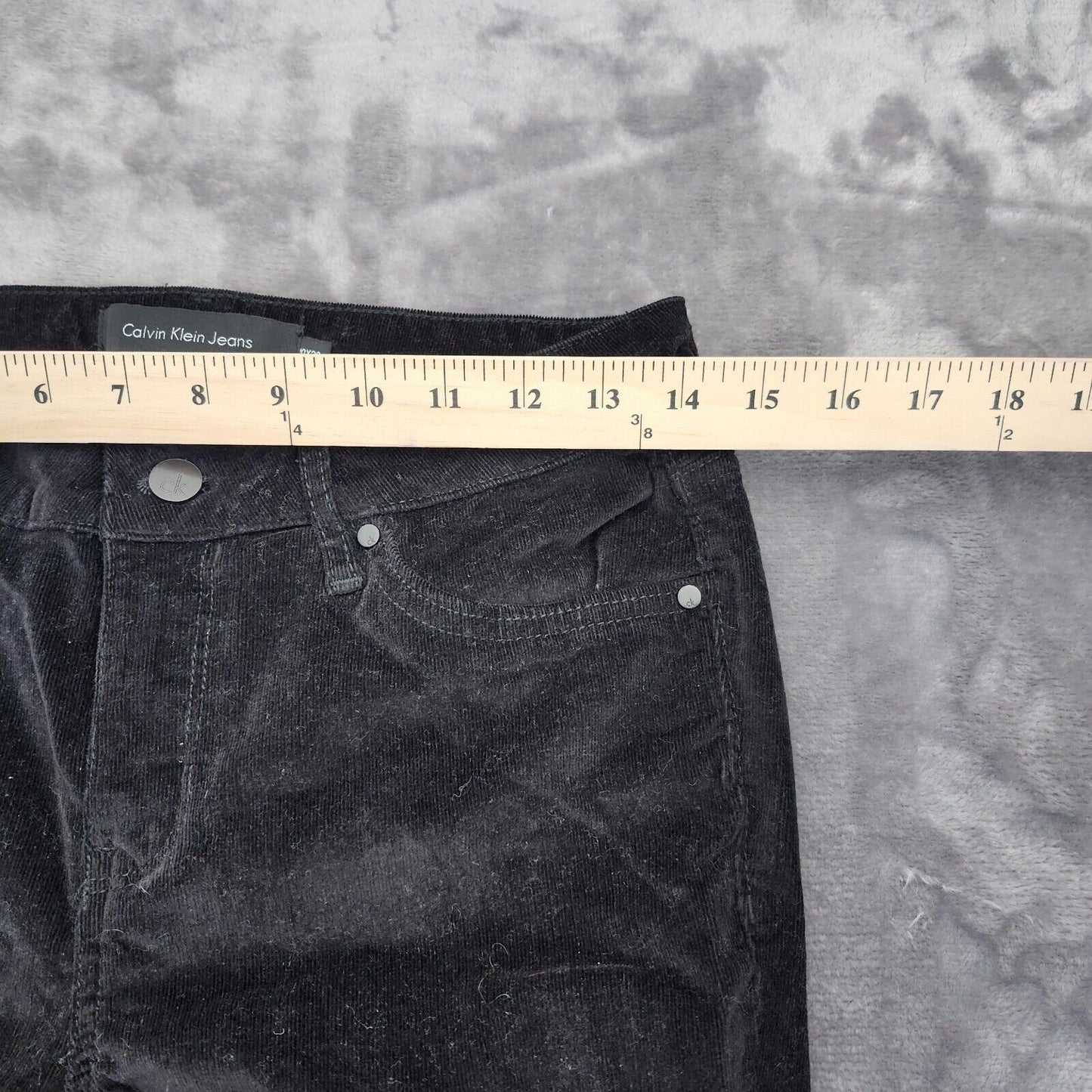 Womens Calvin Klein Jeans Black Demin Ultimate Skinny Size 10X30