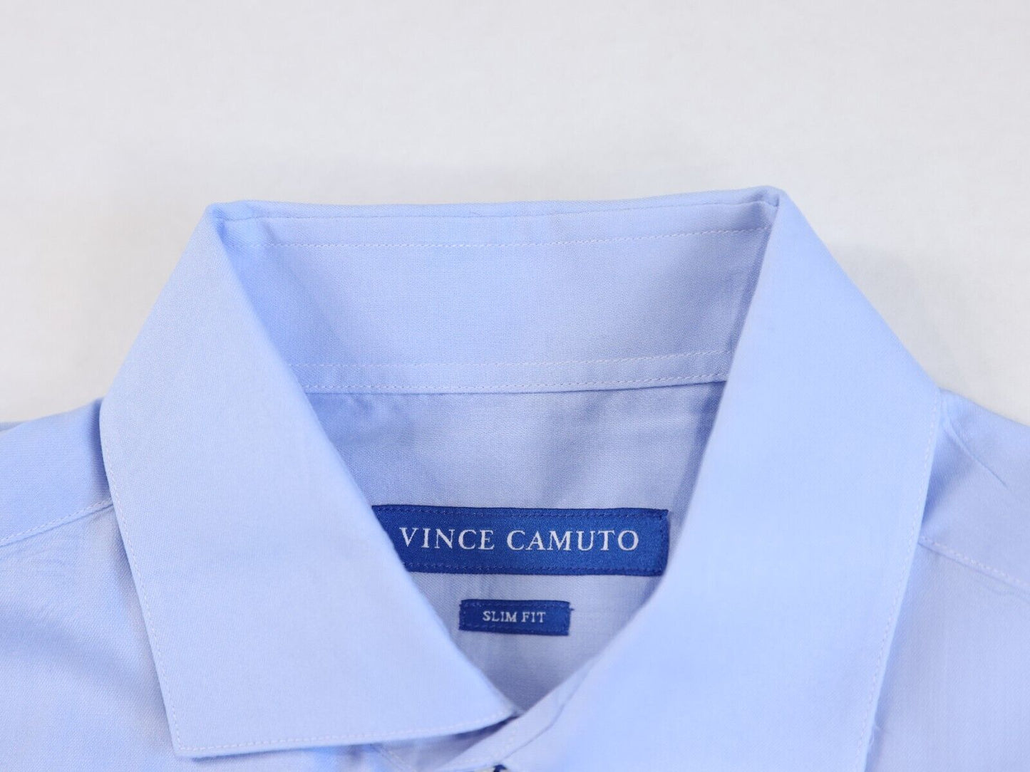 Vince Camuto Slim Fit Dress Shirt Light Blue 15.5 34/35