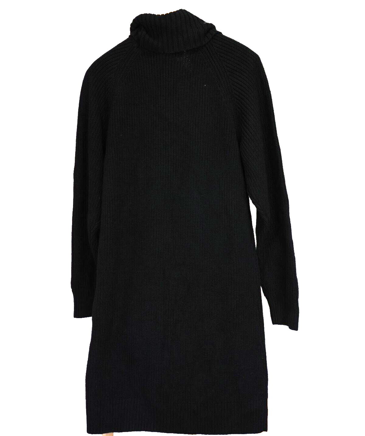 INC International Concepts knit sweater dress black size L NWT