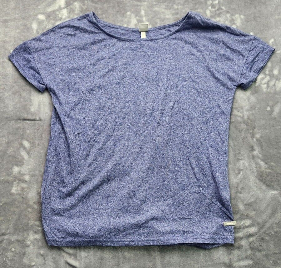 Bench Urban Wear Womens Loose Fit Open back T-Shirt Size Small Blue