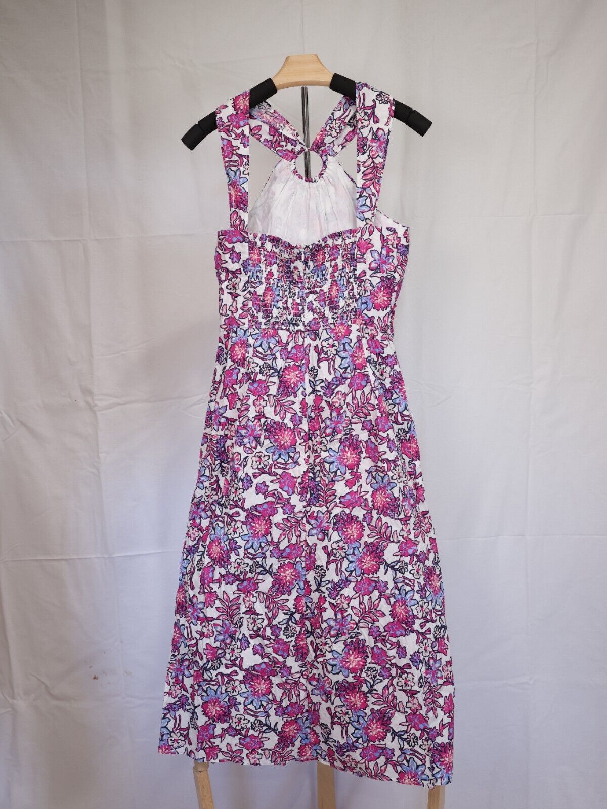 NWT French Connection Fontini Floral Print Halter Midi Dress Womens Size 6