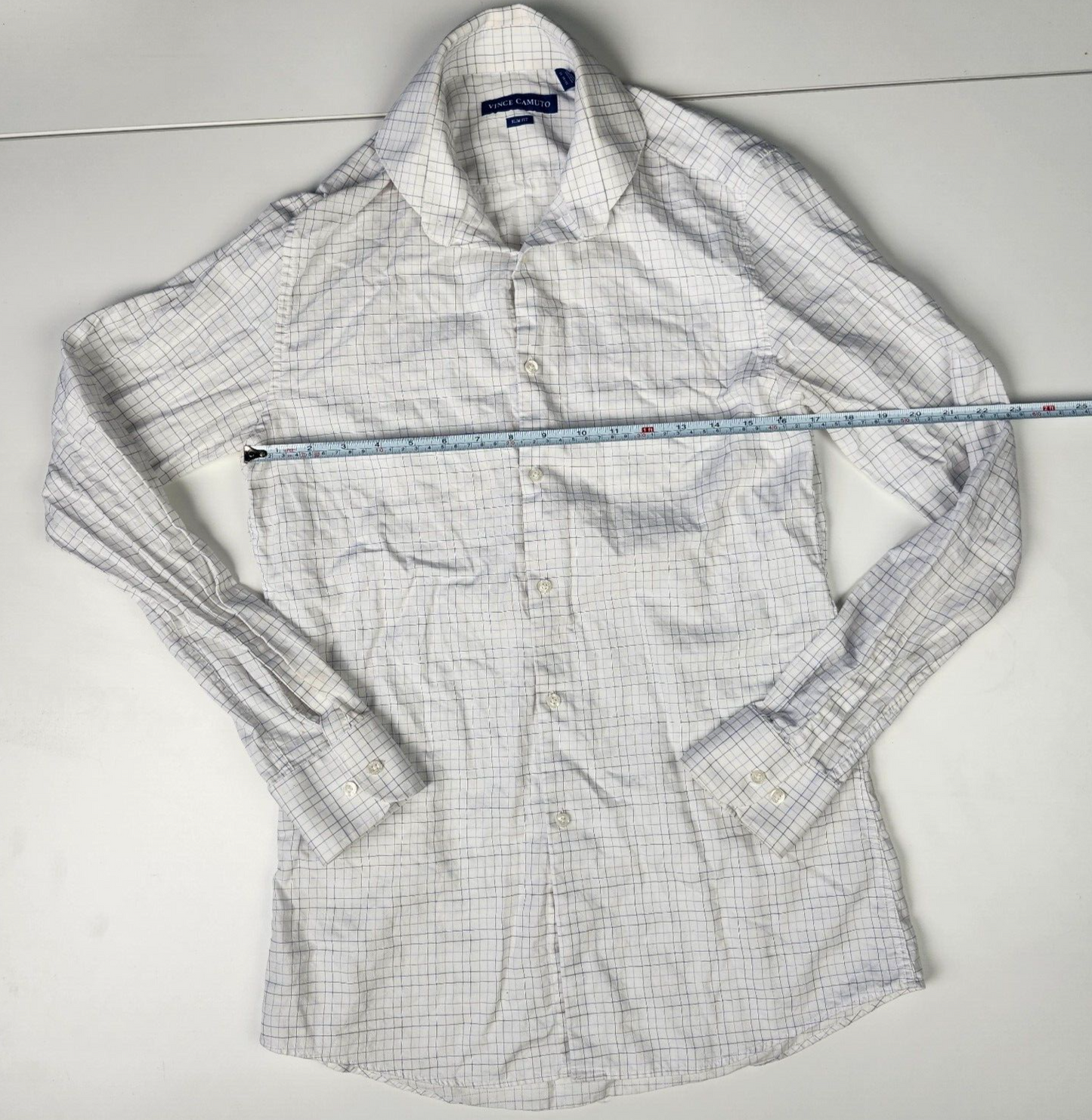 Vince Camuto slim fit dress shirt check 15 34/35