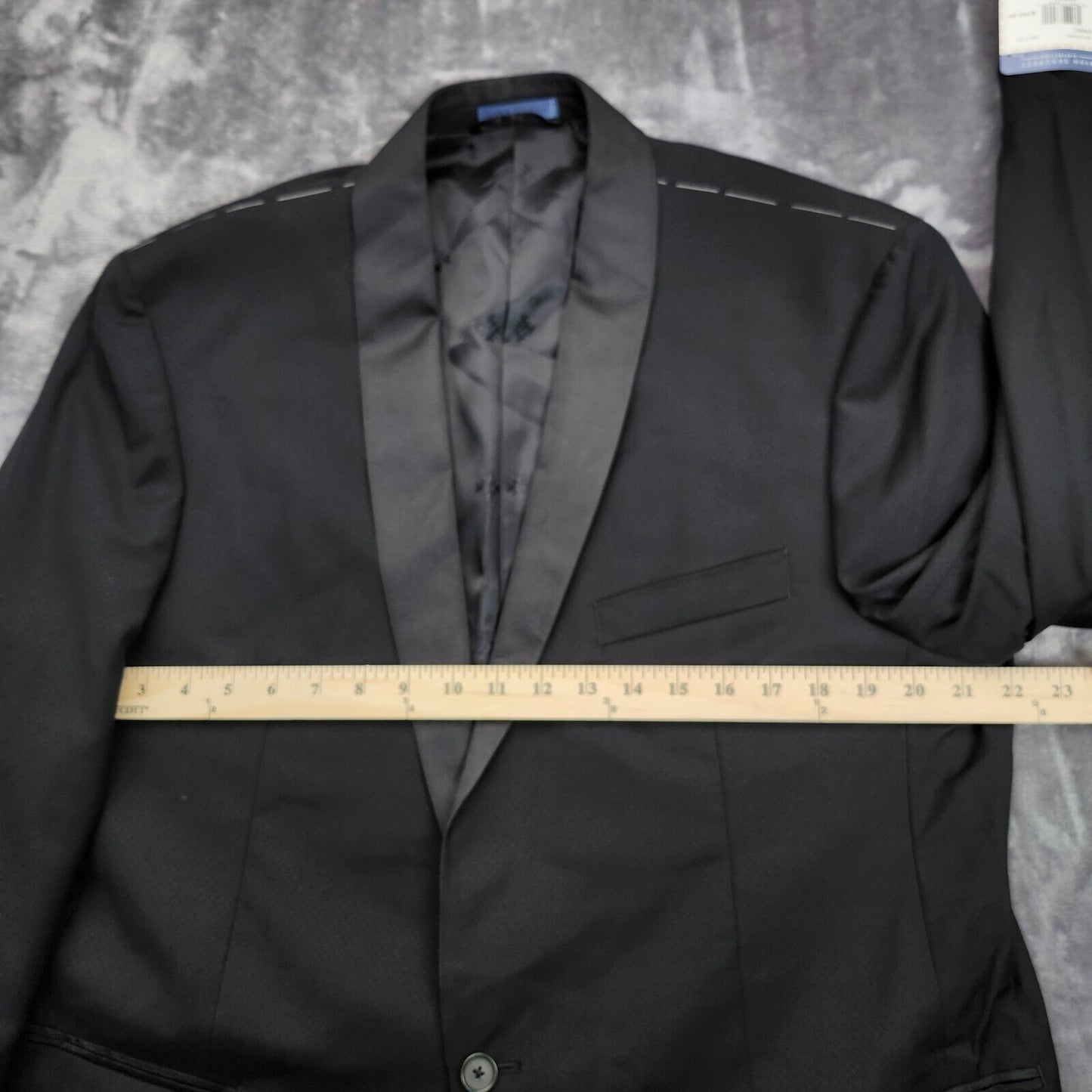 ryan seacrest distinction  Tuxedo Jacket 100% Wool Slim fit 46 Regular