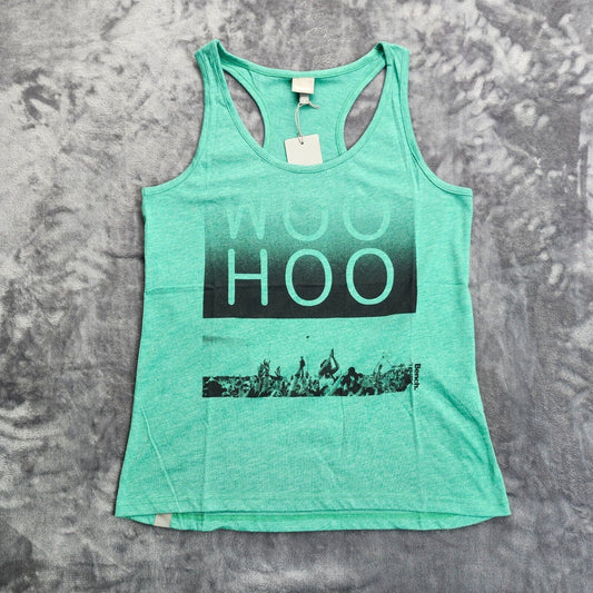 Bench Urban Wear Womens Loose Fit Racerback Tank Top Size Small Teal