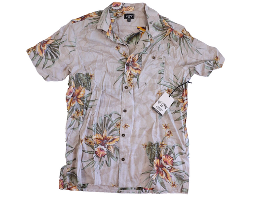 Billabong Sundays Vacay Short Sleeve Woven Stone XL