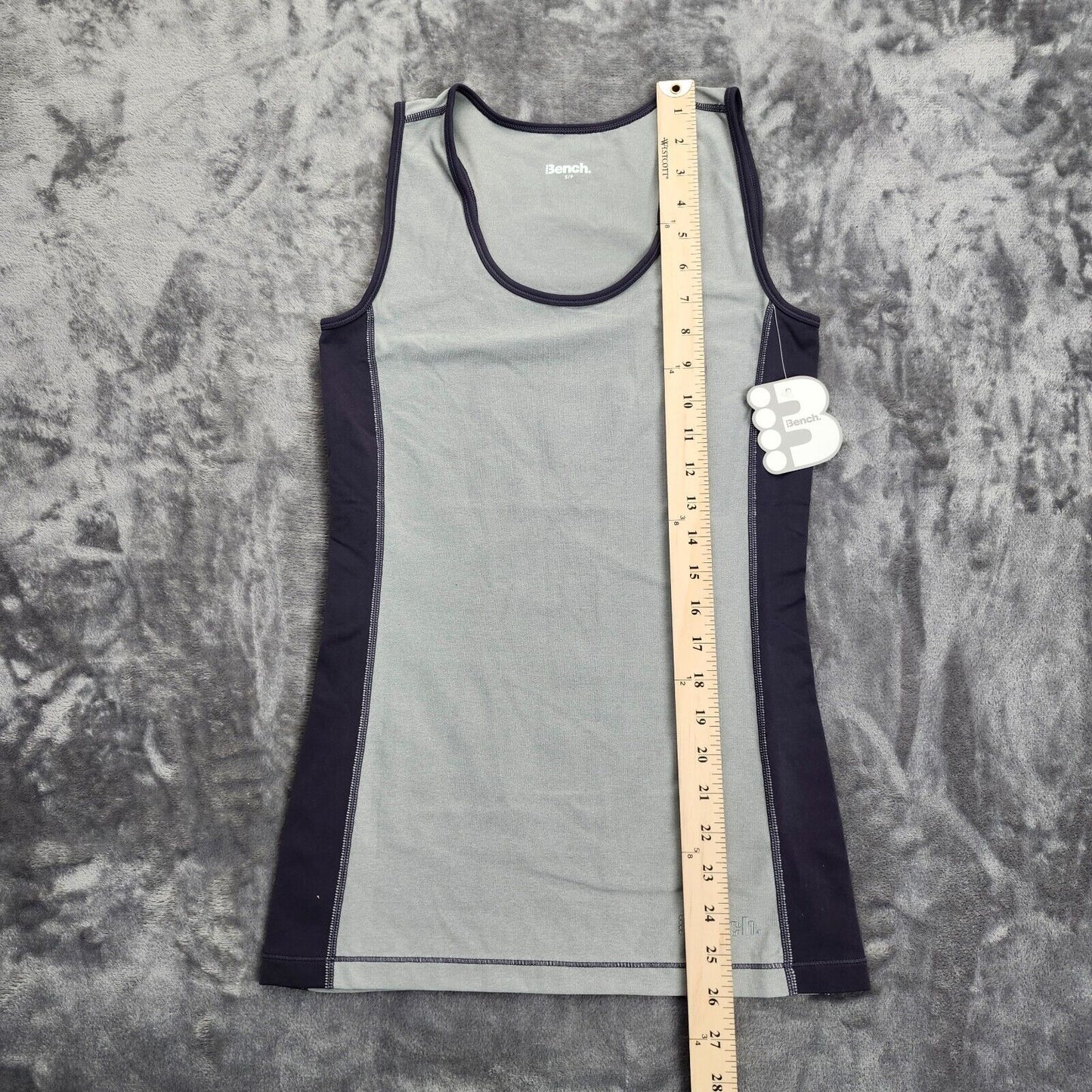 NWT Bench Urban Wear Womens Tank Top Racerback Gray Small