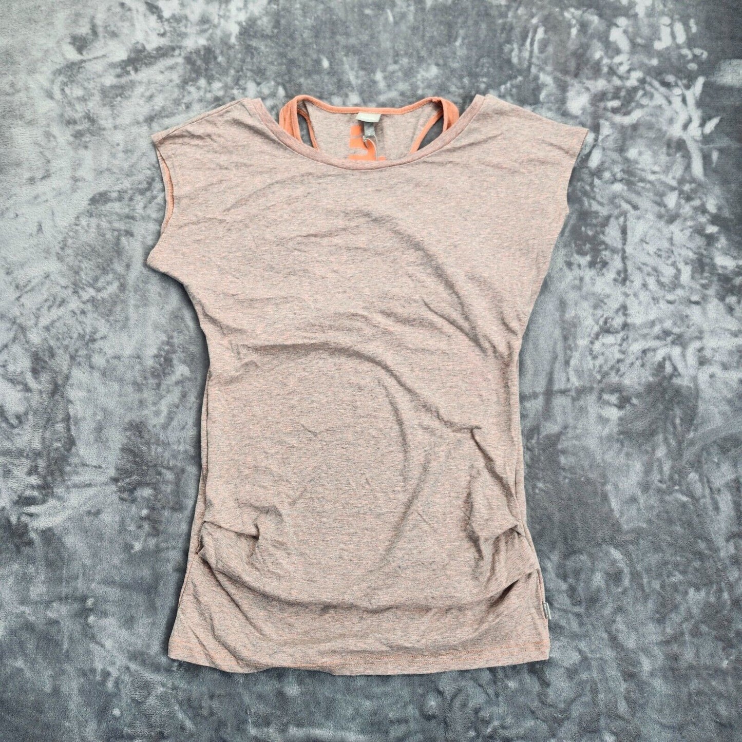 NWT Bench Urban Wear Womens two layer tank top Pink and Orange