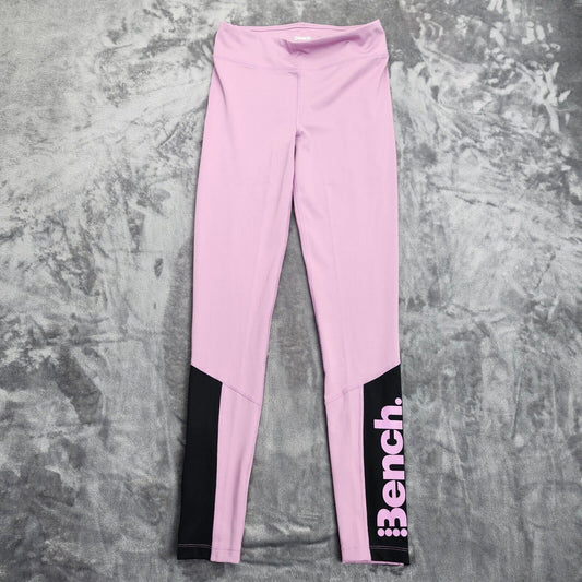 NWT Bench Urban Wear Womens Rose Pink Yoga pants with Logo Size SM