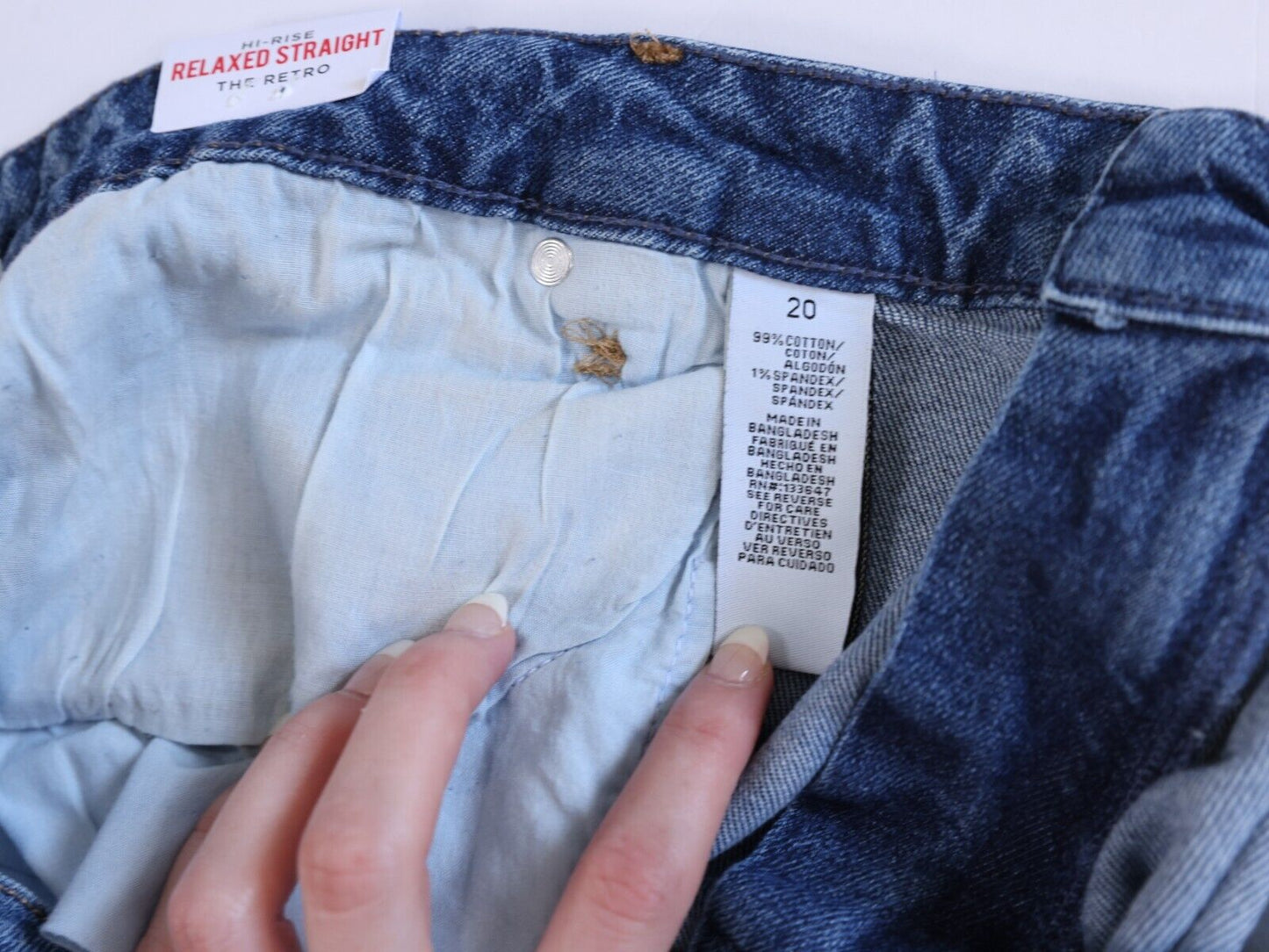Celebrity Pink Hi-Rise Relaxed Straight The Retro Jeans Size 20