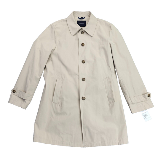 NWT Tommy Hilfiger Mens Trench Coat Stlye FINN Tan Size 40R