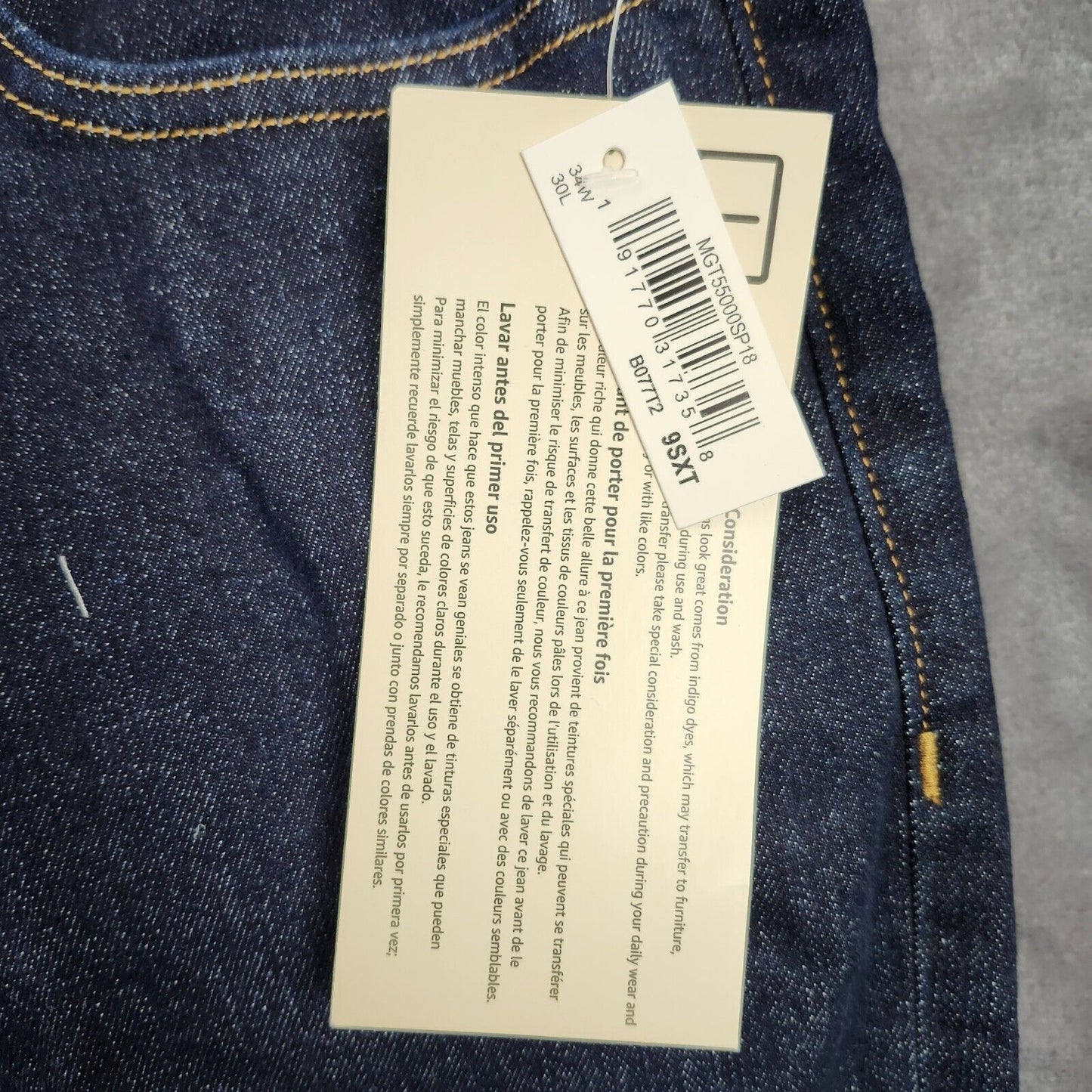 Goodthreads Mens Blue Jeans 34W x 30L