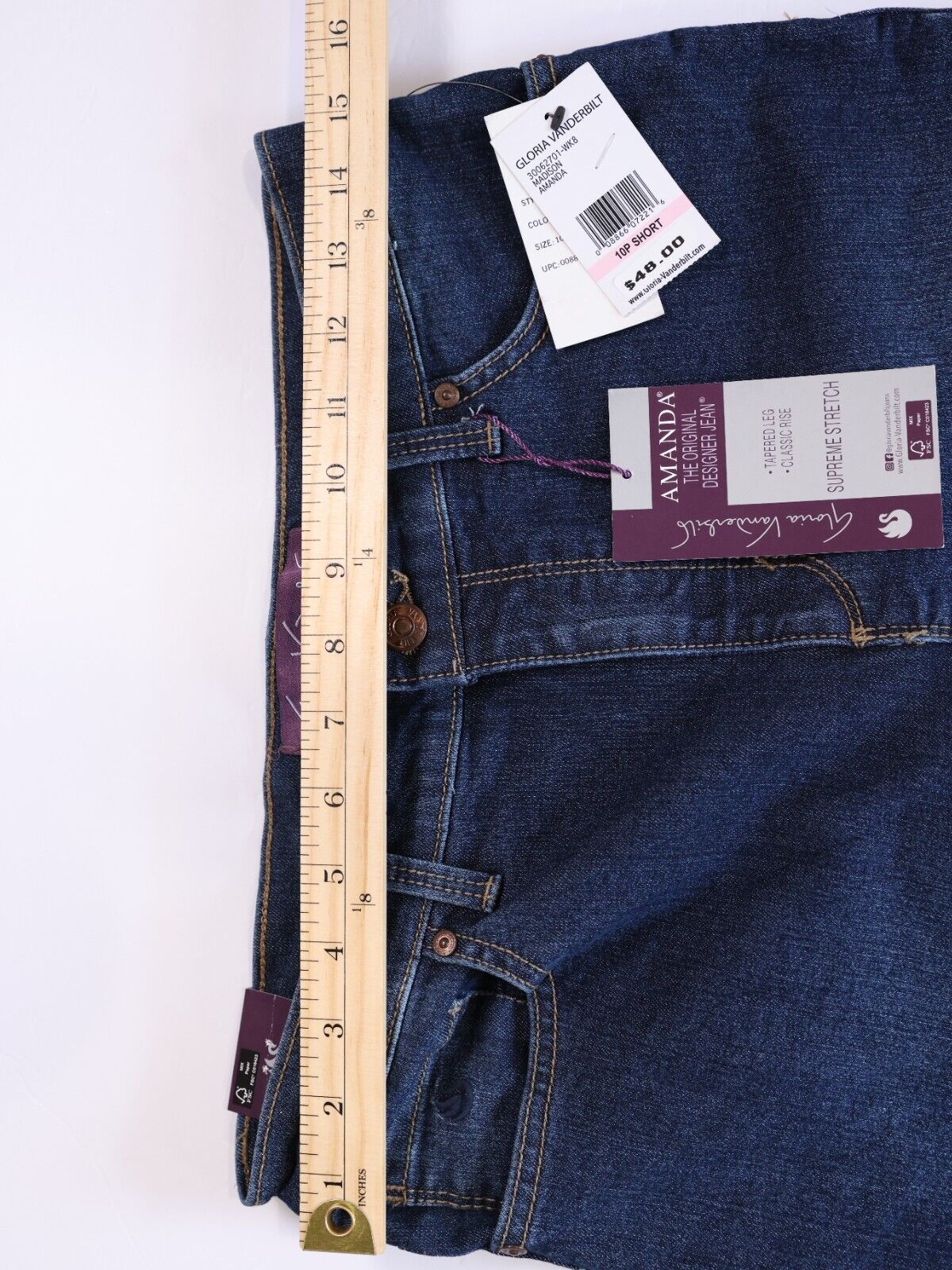 Gloria Vanderbilt Jeans Madison Amazon Jean 10p short