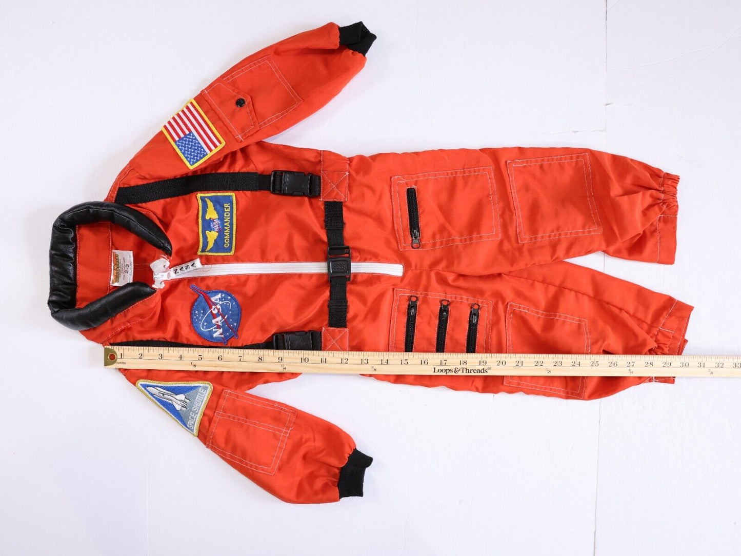 Get Real Gear Dress Up For Kids aeromaxtoys Astronaut Orange Suit Size 2-3