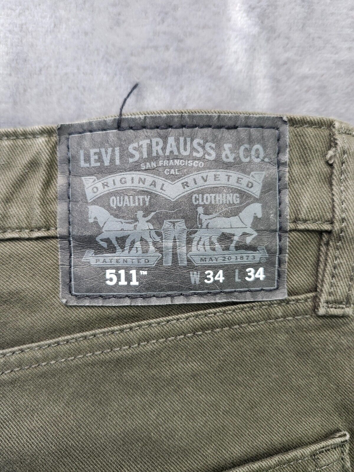 Levi strauss & co mens jeans Style 511 W34 L34 straight