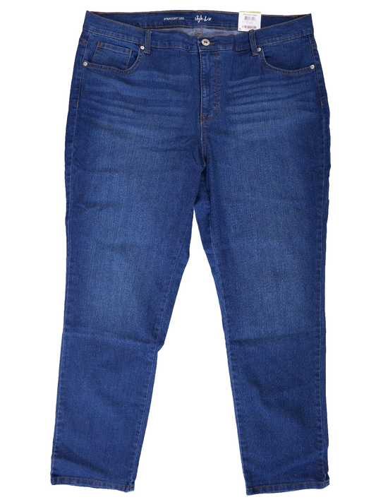 Style & Co Jeans Straight Leg High Rise Women's Size 18W