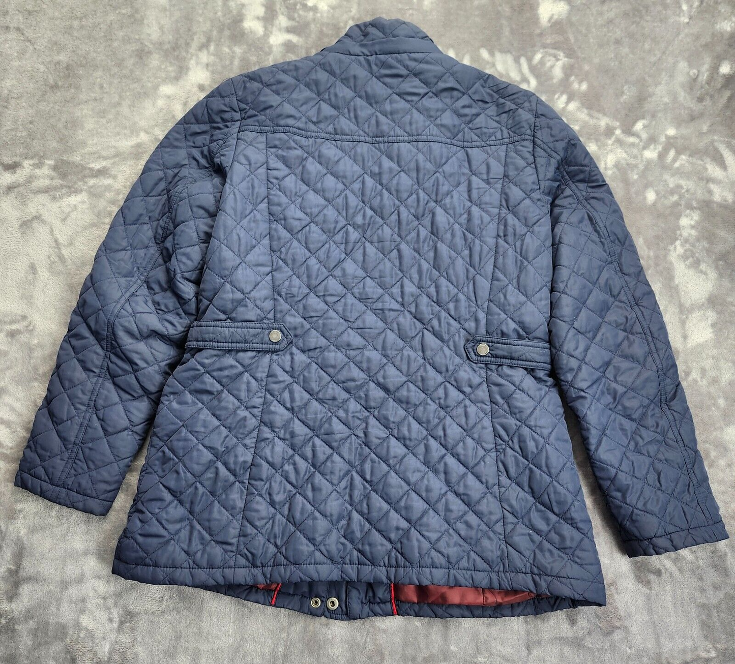 Tommy Hilfiger Quilted Zip-Up Jacket Blue Size L