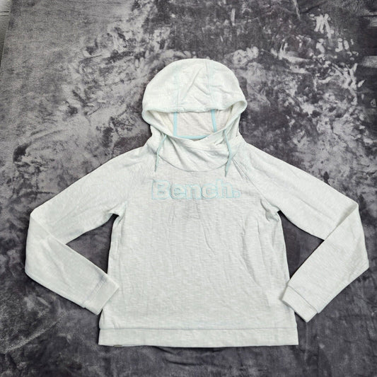 NWT Bench Urban Wear Womens Long Sleeve Light Blue Hoodie SM