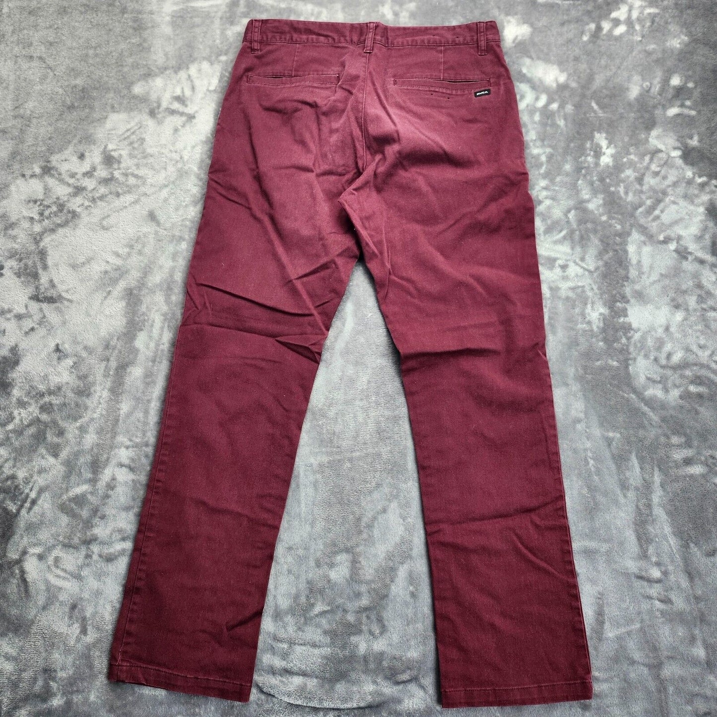 rvca weekend stretch pants burgandy Size 32