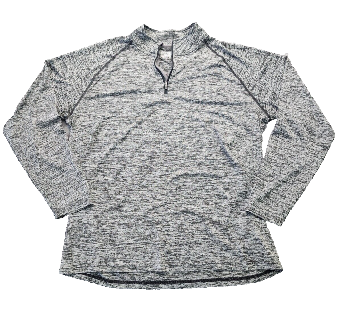 Under Armour 1/4 Zip Pullover Loose Fit Gray Heat Gear Shirt Men’s Size Large