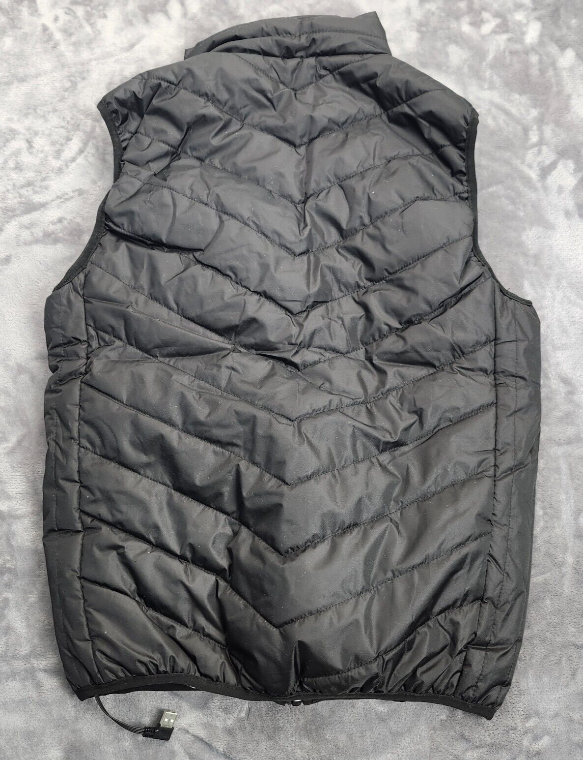 Unisex Smart Heated Vest, Single Control Black Outdoor Vest Large