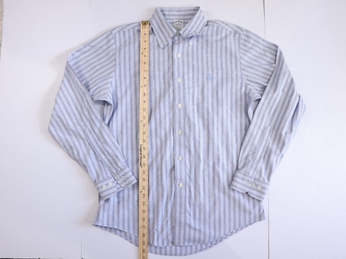 Vintage Brooks Brothers Slim Fit Dress Shirt Size M