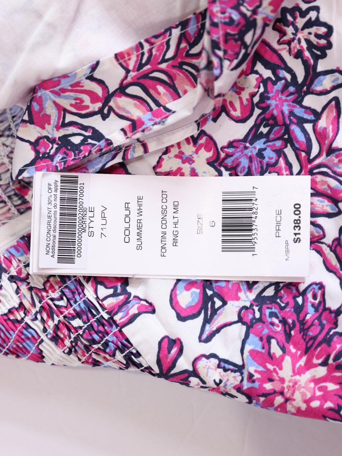 NWT French Connection Fontini Floral Print Halter Midi Dress Womens Size 6