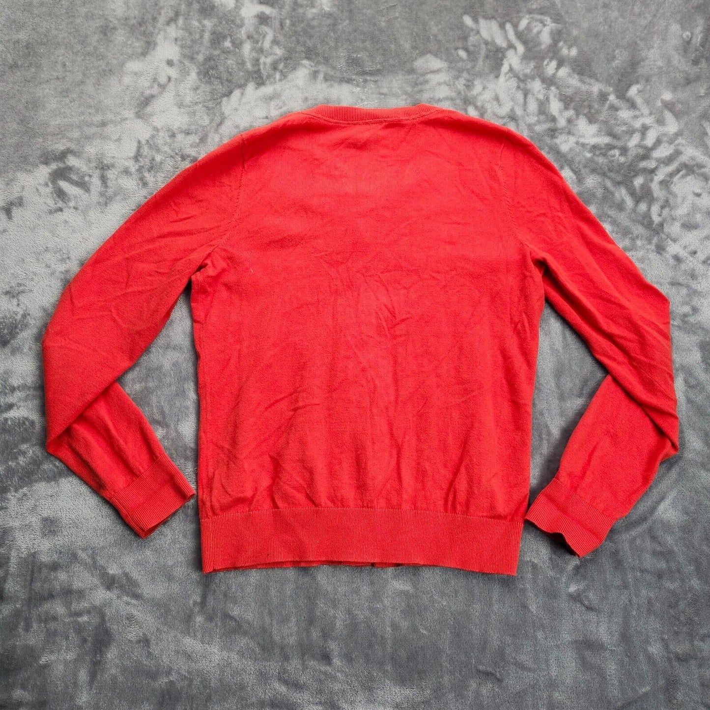 Talbots Sweater Womens Small Pima Cotton Red Cardigan