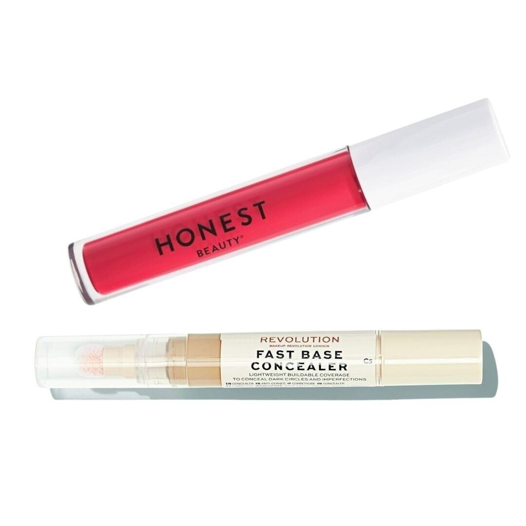 Honest Beauty Hydrating Liquid Lipstick + REVOLUTION CONCEALER C5 (BUNDLE)