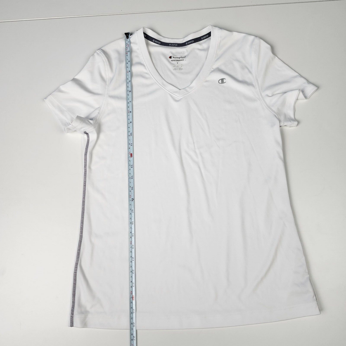 Champion performance white tee shirt large