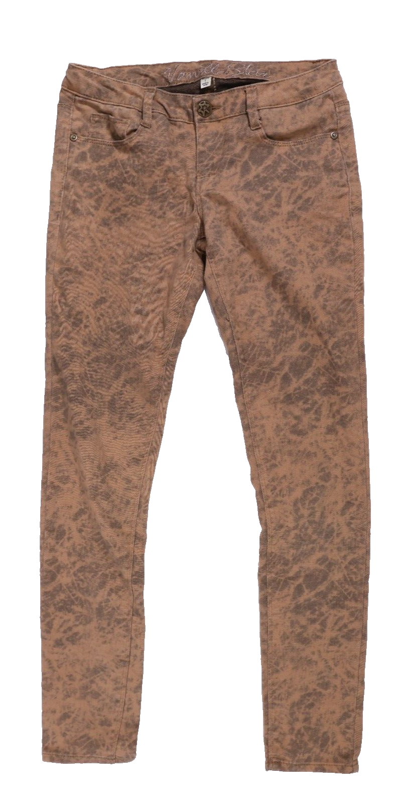 Vanilla Star  Skinny Jeans Brown Pattern (size US 7)