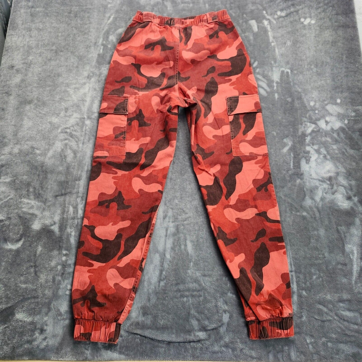 Hollister Womens Red Camo joggers Ultra High-Rise Medium