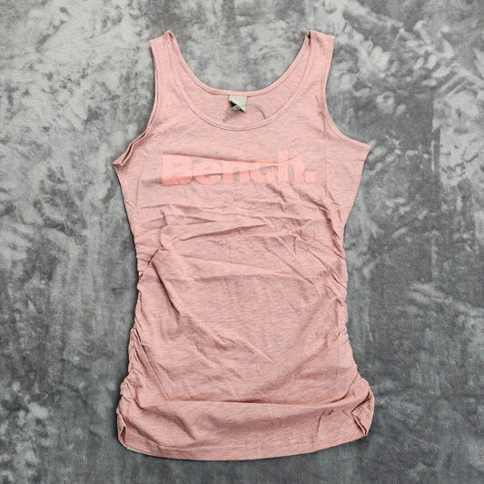 Bench Urban Wear Womens Logo Tank Top Size Small Light Pink