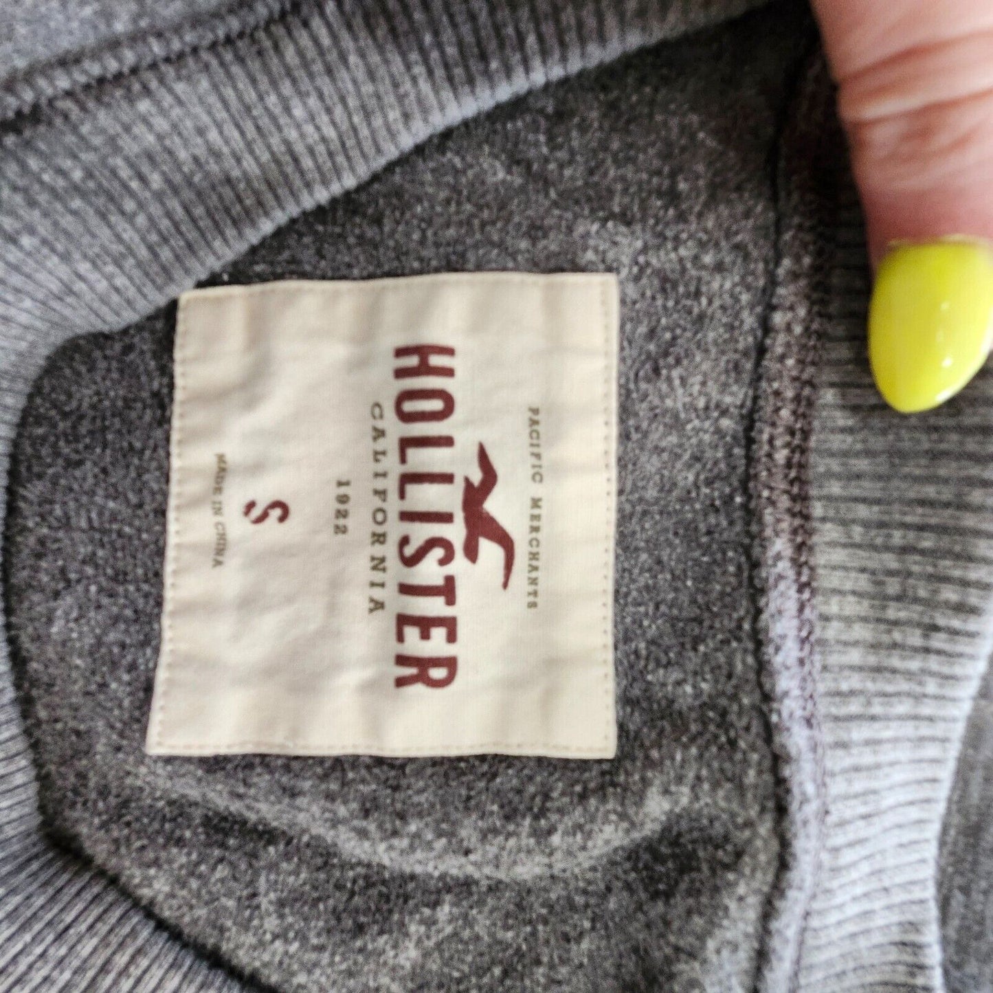 Hollister Sweatshirt Grey size S