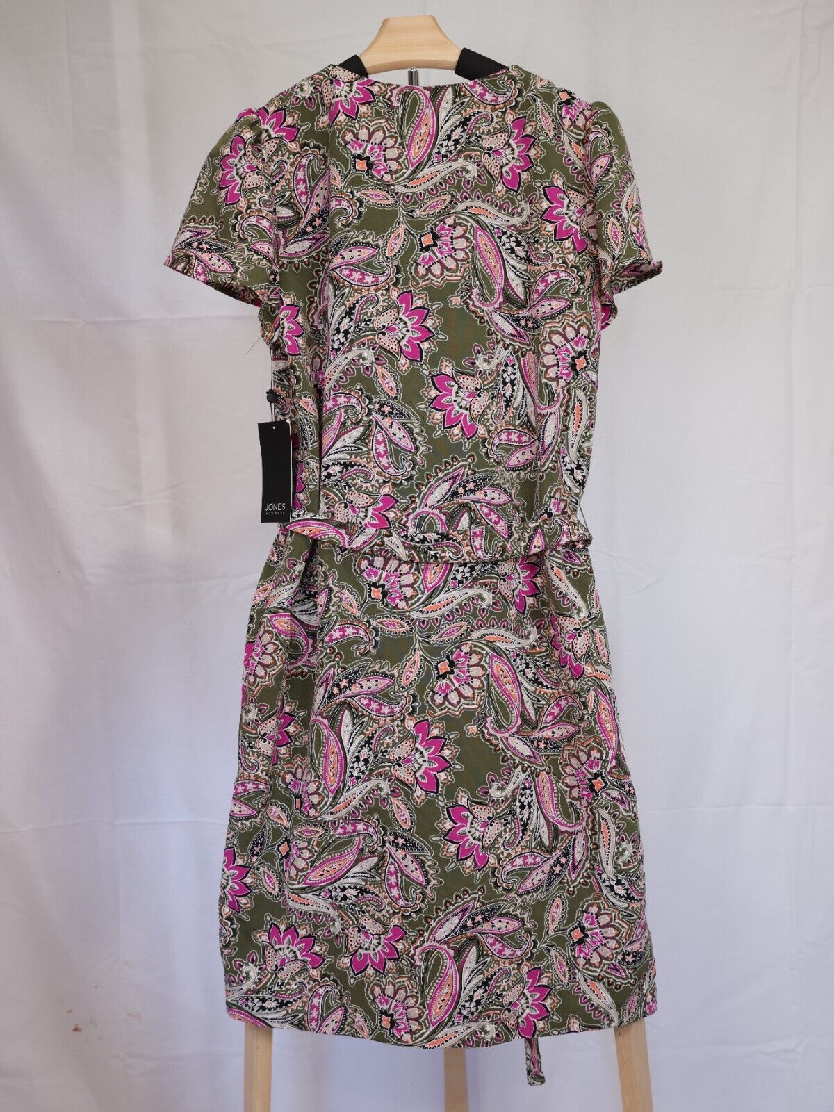 Jones New York Womens Paisley Printed Short Shirtdress size XS