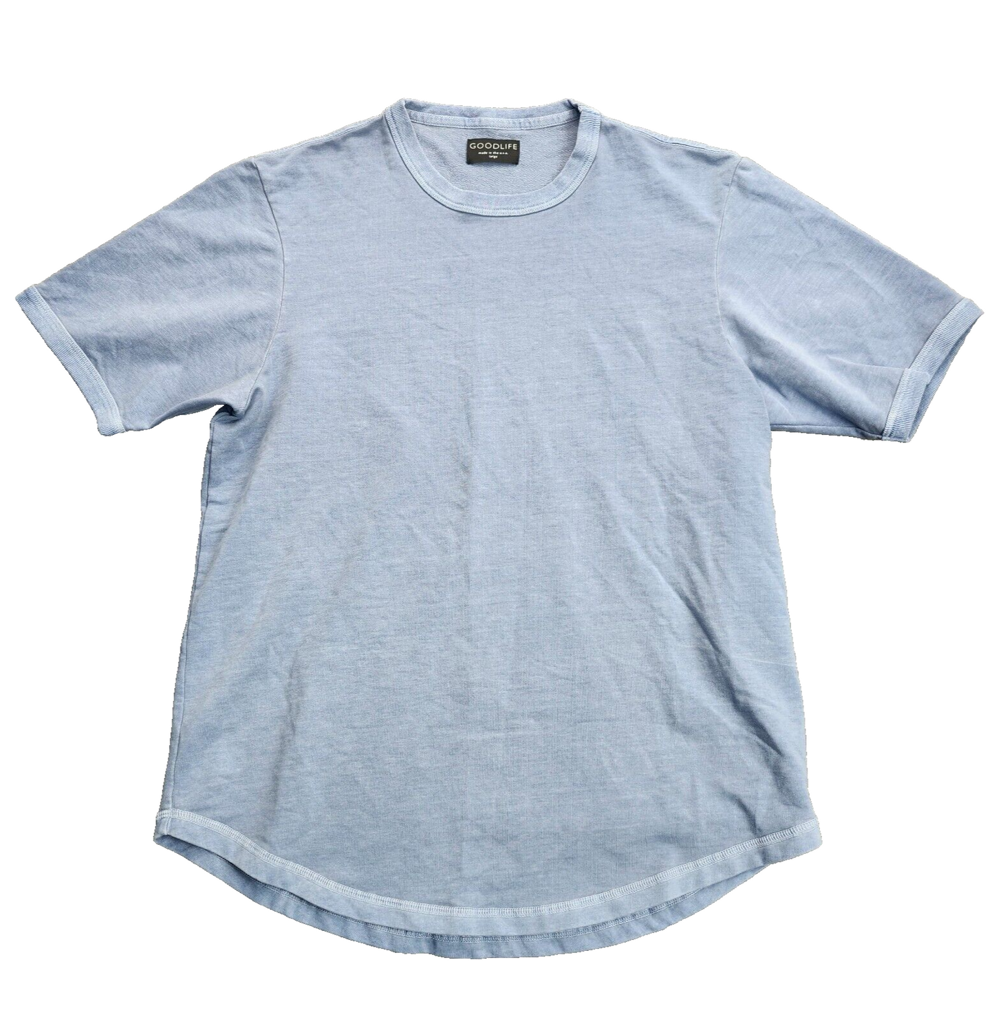 Goodlife Clothing Short-Sleeve Sun-Faded Terry Crew Large