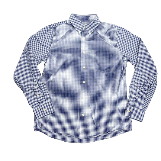 Jack Spade NY Mens Button Up Dress Shirt Medium Blue Checks