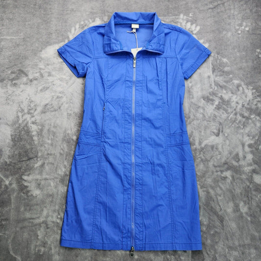 NWT Bench Urban Wear Womens Blue Cargo Dress Full Zip Size Small