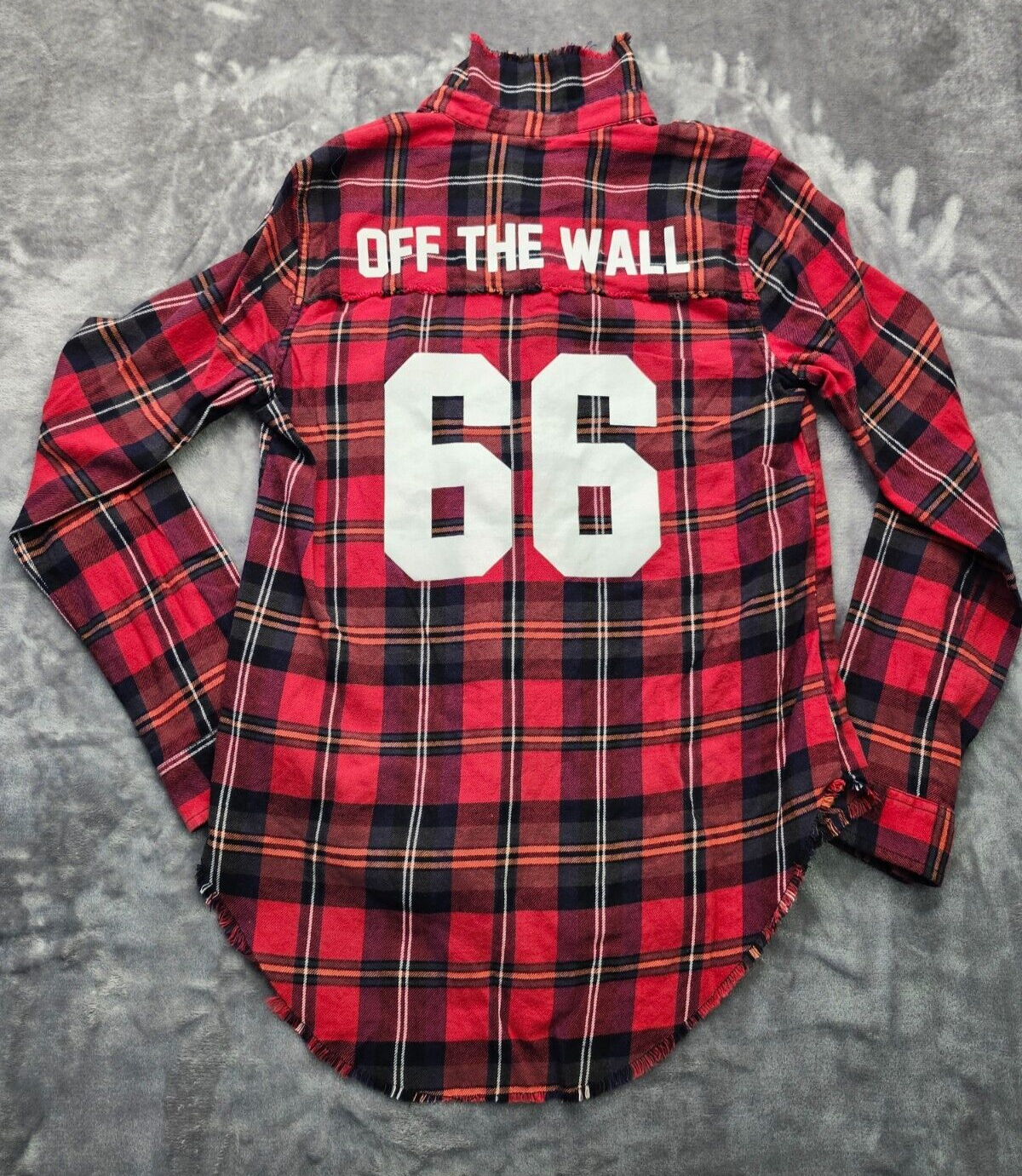 Vans Off the Wall 66 Red Flannel size Small