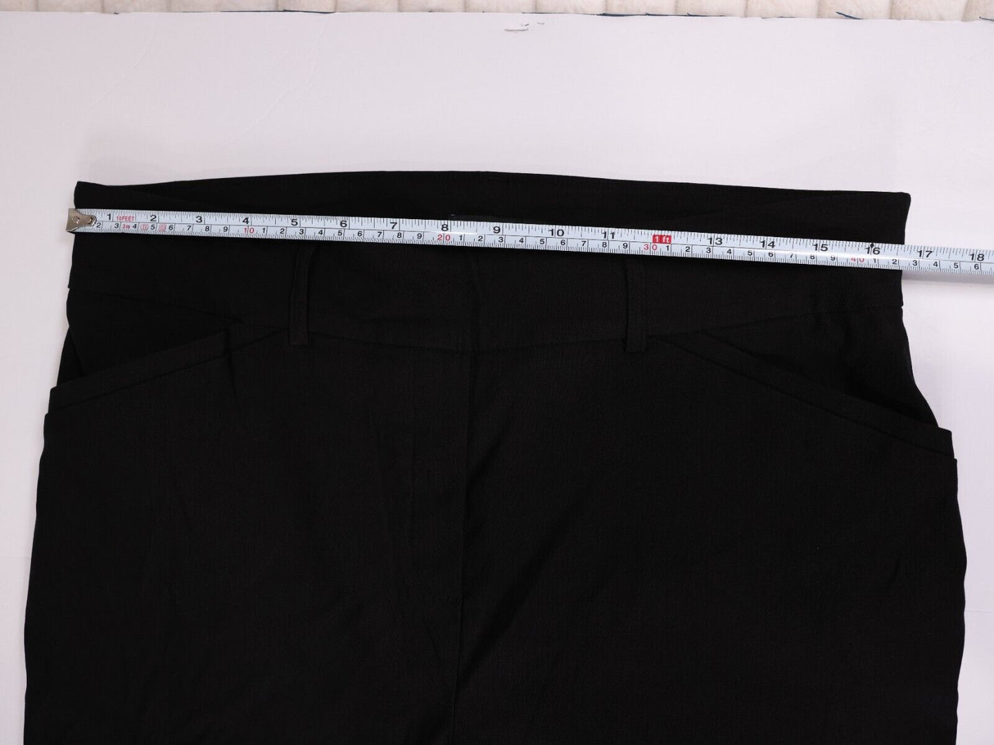 Hilary Radley Womens Dress Pants Size L Black