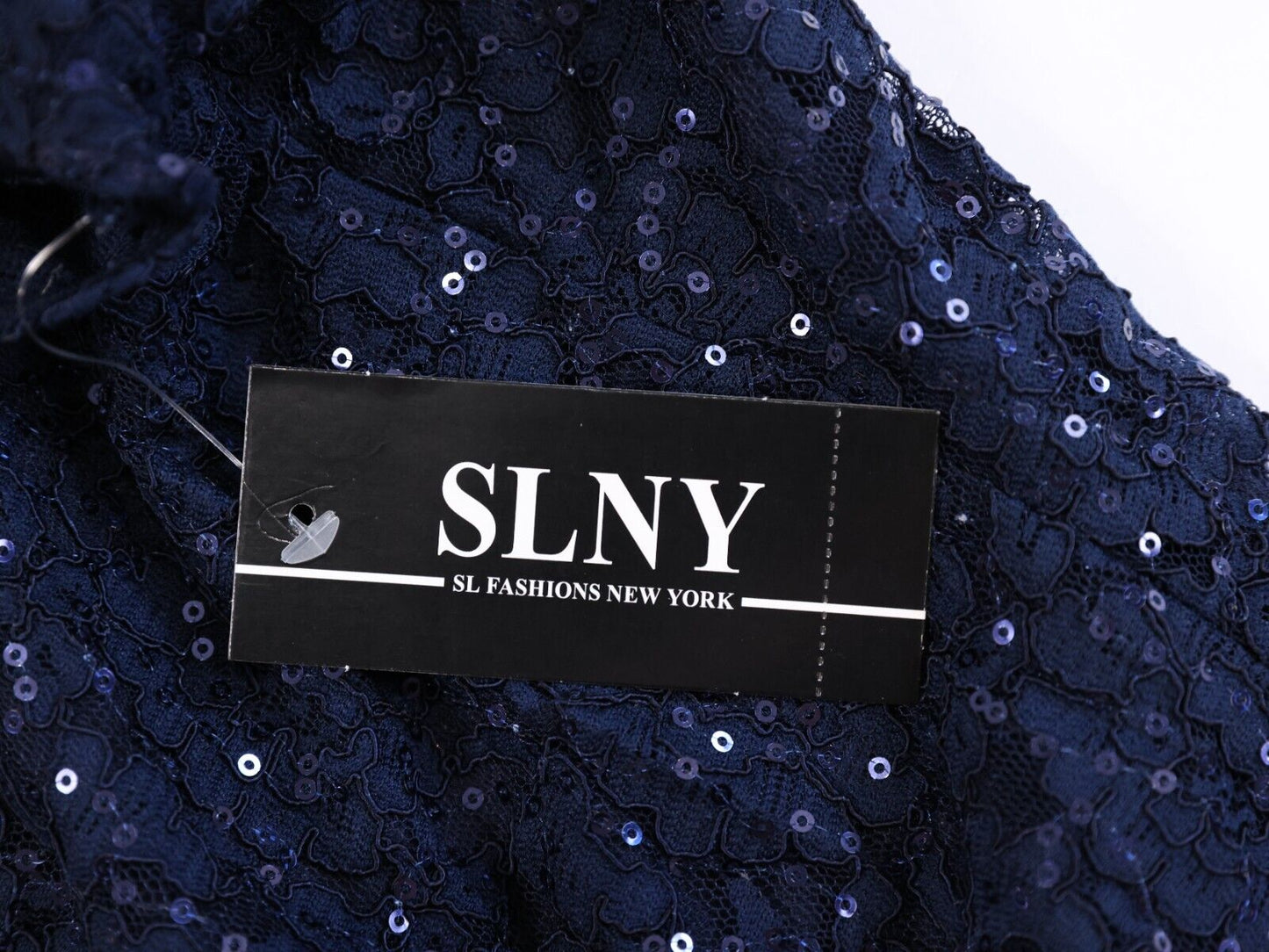 SLNY Dress Navy Sequence Size 12