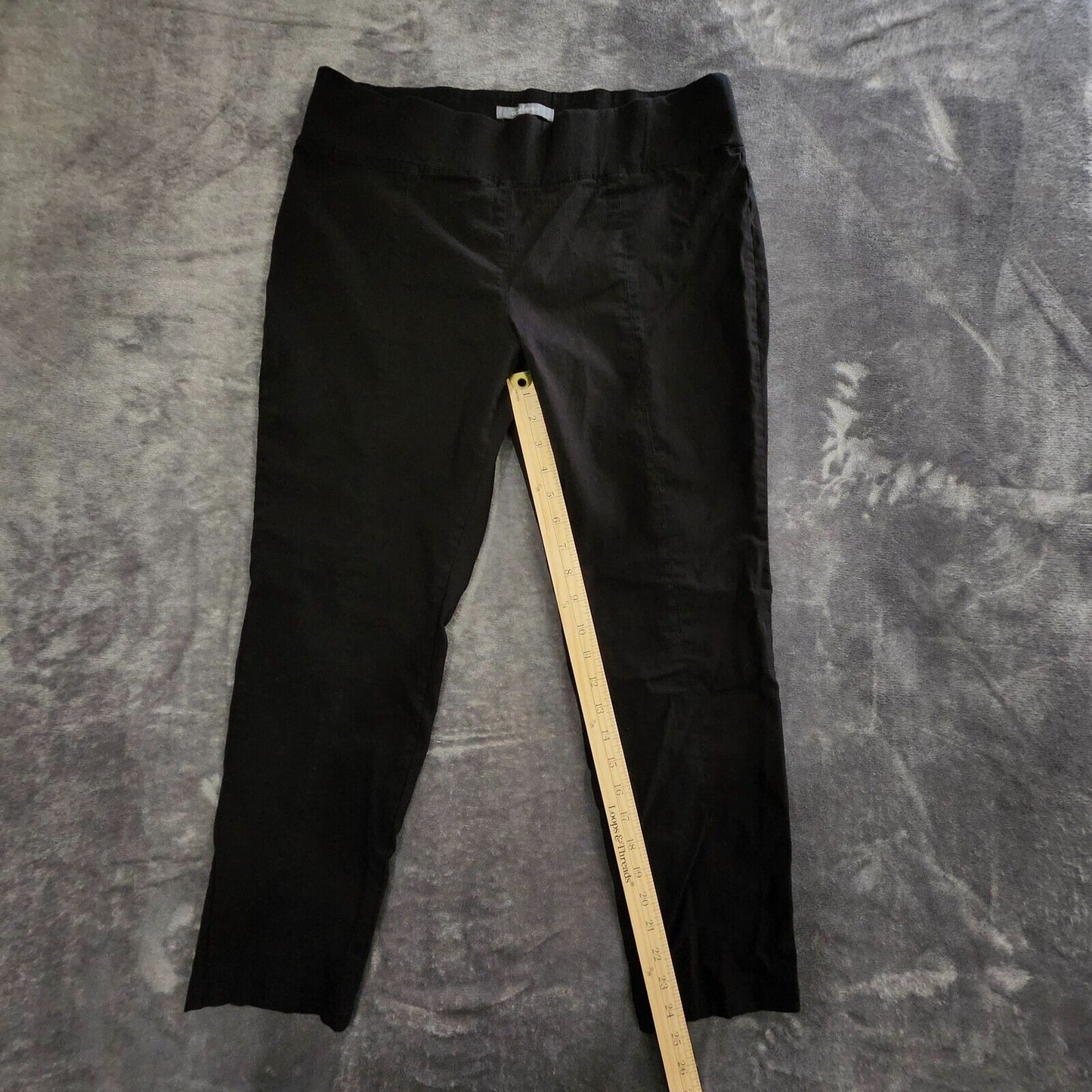 Daisy Fuentes Women Black Wide Leg Cargo Pants - Size XL