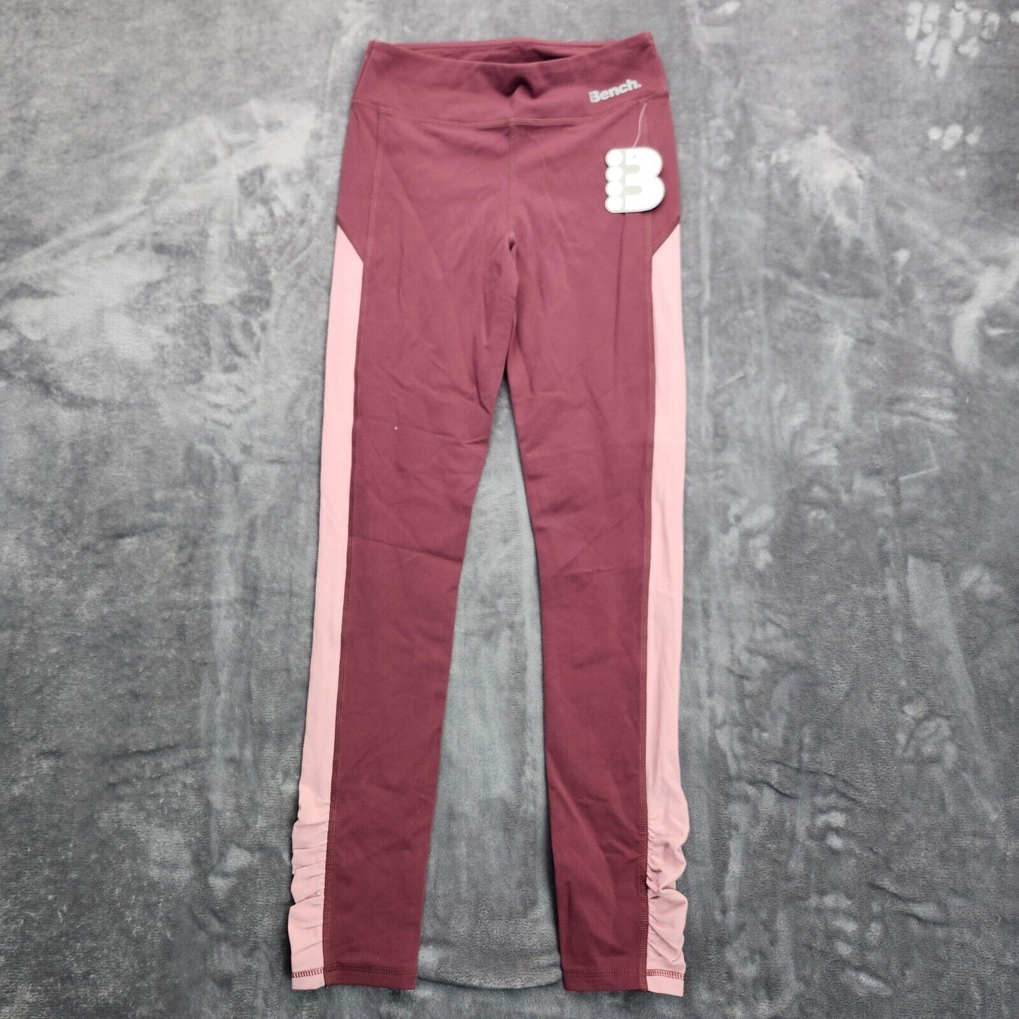 NWT Bench Urban Wear Womens Athletic pants Straight Maroon/Pink Small