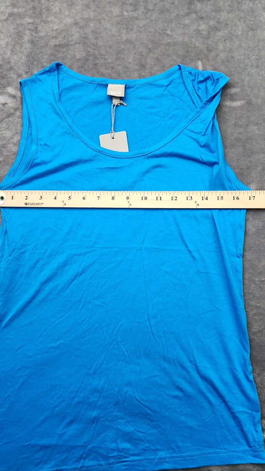 NWT Bench Urban Wear Womens Asymmetrical Tank Top Size Small Blue