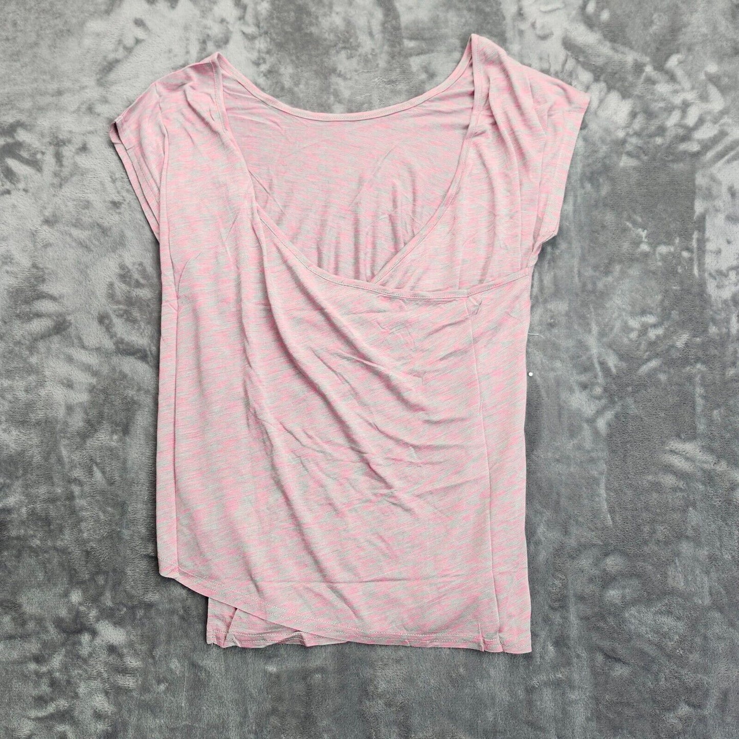 Bench Urban Wear Womens Pink Open Back T-Shirt Size Small Pink Open Back