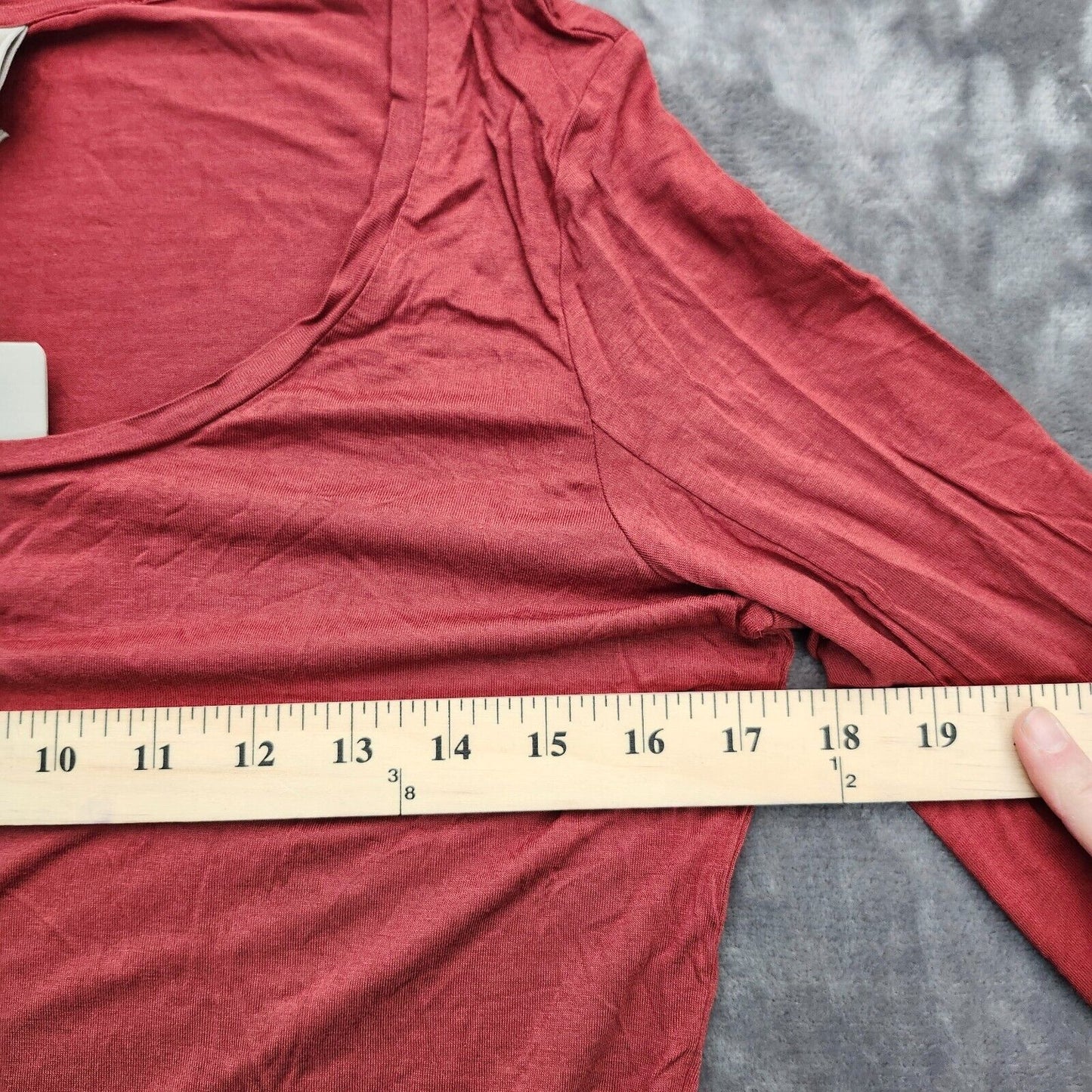 Bench Urban Wear Womens Long Sleeve Shirt Red Size Small