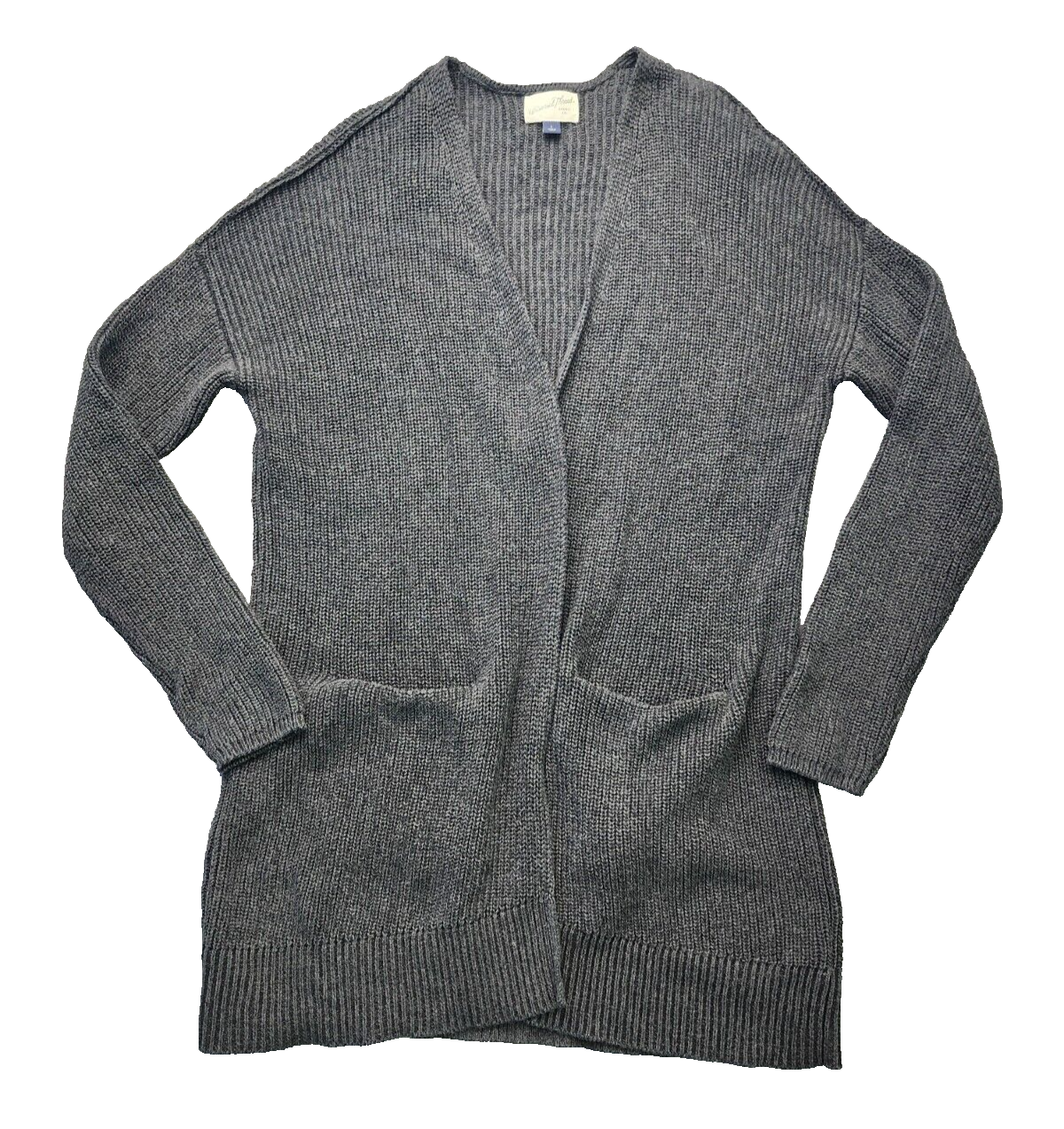 Universal Thread Goods Co knit Cardigan womens charcoal gray size Large