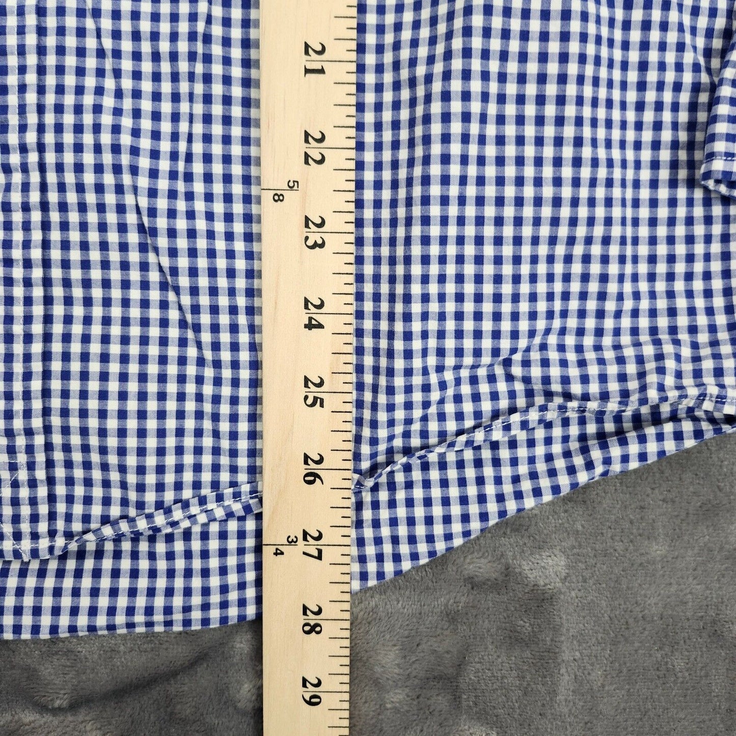 Jack Spade NY Mens Button Up Dress Shirt Medium Blue Checks