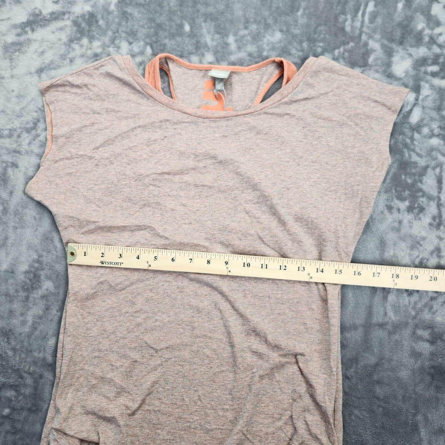 NWT Bench Urban Wear Womens two layer tank top Pink and Orange